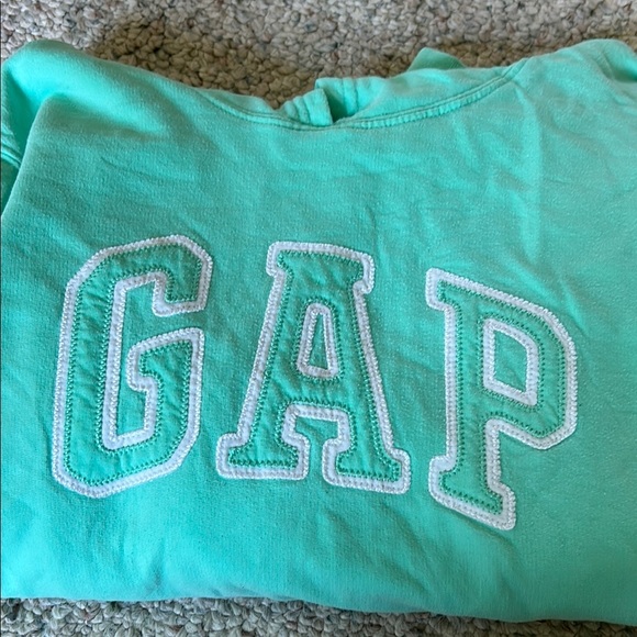GAP Mint Green Hoodie Size M - Picture 6 of 6